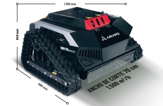 NUEVO ROBOT DESBROZADORA CON CONTROL REMOTO ARVIPO DRM-70